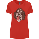 Bernedoodle Dog Womens Wider Cut T-Shirt Red