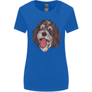 Bernedoodle Dog Womens Wider Cut T-Shirt Royal Blue