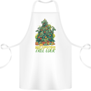 Best Christmas Tree Ever T-Rex Xmas Dinosaur Cotton Apron 100% Organic White