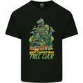 Best Christmas Tree Ever T-Rex Xmas Dinosaur Kids T-Shirt Childrens Black