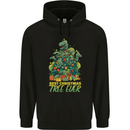 Best Christmas Tree Ever T-Rex Xmas Dinosaur Mens 80% Cotton Hoodie Black