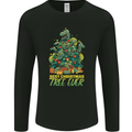 Best Christmas Tree Ever T-Rex Xmas Dinosaur Mens Long Sleeve T-Shirt Black