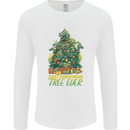 Best Christmas Tree Ever T-Rex Xmas Dinosaur Mens Long Sleeve T-Shirt White