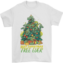 Best Christmas Tree Ever T-Rex Xmas Dinosaur Mens T-Shirt 100% Cotton White