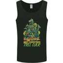 Best Christmas Tree Ever T-Rex Xmas Dinosaur Mens Vest Tank Top Black
