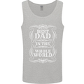 Best Dad in the Word Fathers Day Mens Vest Tank Top Sports Grey