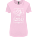 Best Dad in the Word Fathers Day Womens Wider Cut T-Shirt Light Pink
