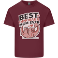 Best Dinosaur Mom Ever Mothers Day Mens Cotton T-Shirt Tee Top Maroon