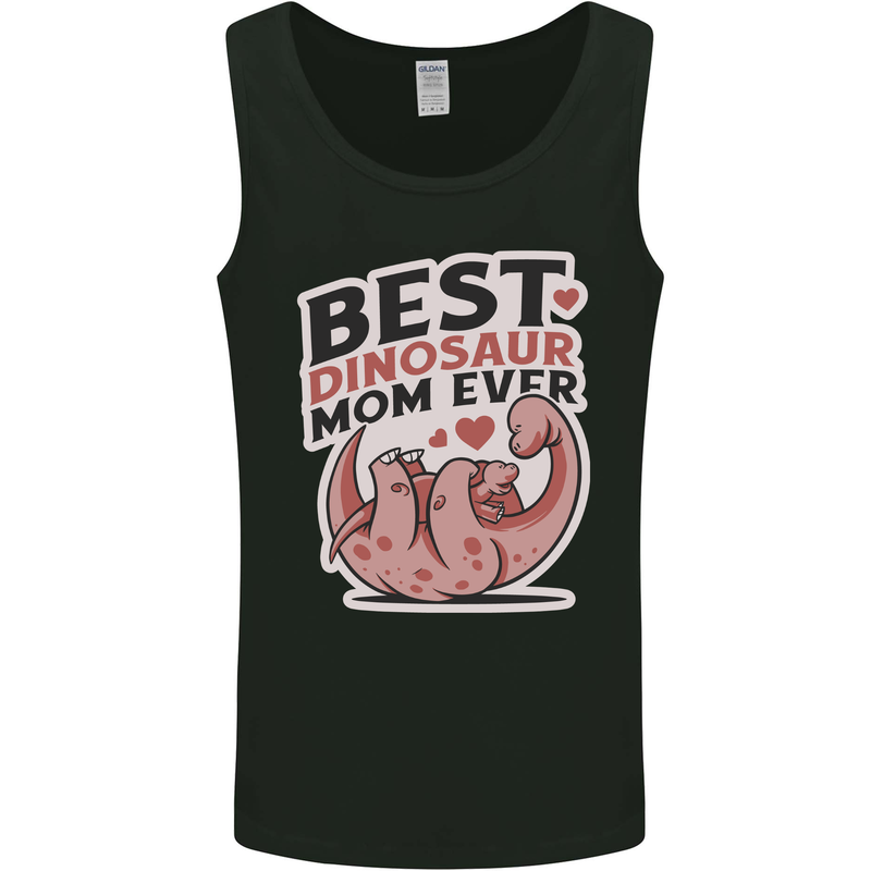 Best Dinosaur Mom Ever Mothers Day Mens Vest Tank Top Black