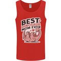 Best Dinosaur Mom Ever Mothers Day Mens Vest Tank Top Red