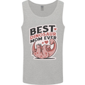 Best Dinosaur Mom Ever Mothers Day Mens Vest Tank Top Sports Grey