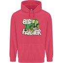 Best Farmer Ever Farming Fathers Day Childrens Kids Hoodie Heliconia