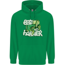 Best Farmer Ever Farming Fathers Day Childrens Kids Hoodie Irish Green