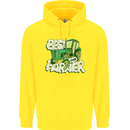 Best Farmer Ever Farming Fathers Day Childrens Kids Hoodie Yellow