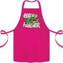 Best Farmer Ever Farming Fathers Day Cotton Apron 100% Organic Pink