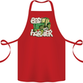 Best Farmer Ever Farming Fathers Day Cotton Apron 100% Organic Red