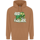 Best Farmer Ever Farming Fathers Day Mens 80% Cotton Hoodie Caramel Latte