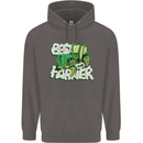 Best Farmer Ever Farming Fathers Day Mens 80% Cotton Hoodie Charcoal