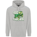 Best Farmer Ever Farming Fathers Day Mens 80% Cotton Hoodie Sports Grey