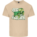 Best Farmer Ever Farming Fathers Day Mens Cotton T-Shirt Tee Top Sand