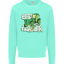 Best Farmer Ever Farming Fathers Day Mens Sweatshirt Jumper Peppermint
