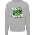 Best Farmer Ever Farming Fathers Day Mens Sweatshirt Jumper Sports Grey