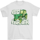 Best Farmer Ever Farming Fathers Day Mens T-Shirt 100% Cotton White