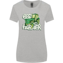 Best Farmer Ever Farming Fathers Day Womens Wider Cut T-Shirt Sports Grey