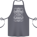 Best Mom in the World Mothers Day Cotton Apron 100% Organic Steel