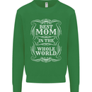 Best Mom in the World Mothers Day Kids Sweatshirt Jumper Irish Green