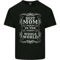 Best Mom in the World Mothers Day Kids T-Shirt Childrens Black