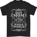 Best Mom in the World Mothers Day Mens T-Shirt 100% Cotton Black