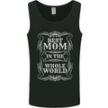 Best Mom in the World Mothers Day Mens Vest Tank Top Black