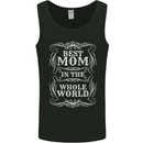 Best Mom in the World Mothers Day Mens Vest Tank Top Black