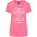 Best Mom in the World Mothers Day Womens Wider Cut T-Shirt Azalea