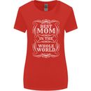 Best Mom in the World Mothers Day Womens Wider Cut T-Shirt Red