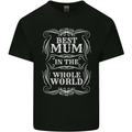 Best Mum in the World Mothers Day Kids T-Shirt Childrens Black