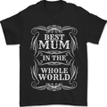 Best Mum in the World Mothers Day Mens T-Shirt 100% Cotton Black
