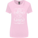 Best Mum in the World Mothers Day Womens Wider Cut T-Shirt Light Pink