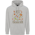 Best Teacher Ever Teaching Maths English Science Childrens Kids Hoodie Sports Grey