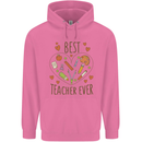Best Teacher Ever Teaching Maths English Science Mens 80% Cotton Hoodie Azelea