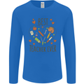Best Teacher Ever Teaching Maths English Science Mens Long Sleeve T-Shirt Royal Blue