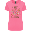 Best Teacher Ever Teaching Maths English Science Womens Wider Cut T-Shirt Azalea