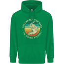 Bet Your Bass Im Going Fishing Funny Fisherman Childrens Kids Hoodie Irish Green
