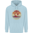 Bet Your Bass Im Going Fishing Funny Fisherman Childrens Kids Hoodie Light Blue