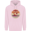 Bet Your Bass Im Going Fishing Funny Fisherman Childrens Kids Hoodie Light Pink