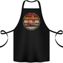 Bet Your Bass Im Going Fishing Funny Fisherman Cotton Apron 100% Organic Black