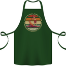 Bet Your Bass Im Going Fishing Funny Fisherman Cotton Apron 100% Organic Forest Green