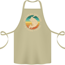 Bet Your Bass Im Going Fishing Funny Fisherman Cotton Apron 100% Organic Khaki
