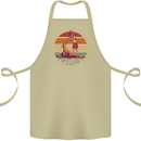 Bet Your Bass Im Going Fishing Funny Fisherman Cotton Apron 100% Organic Khaki